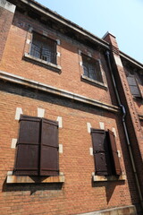 レンガ造りの家