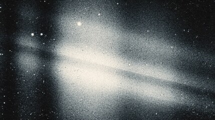 Stars and dust in the night sky captured with a focus on light patterns and cosmic elements