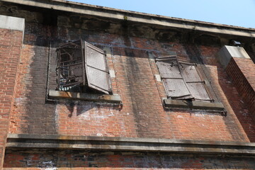 レンガ造りの家