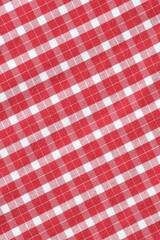 Multi colored plaid fabric background textured