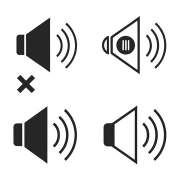 Volume control icons