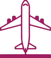 Airplane icon simple icon. Vector ICON all icon Viktor
