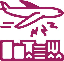 Airplane icon simple icon. Vector ICON all icon Viktor