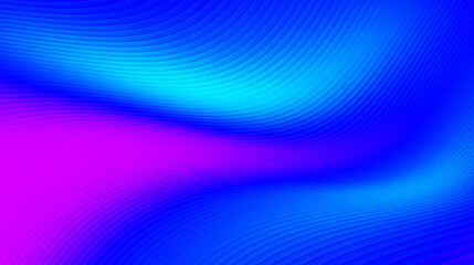 Fototapeta premium Blue color with curved fine lines creates a textured effect like waves or sound frequencies. Can be used for mobile phone wallpapers, computers, or presentations with technology, futuristic, and profe
