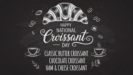 Happy national croissant day