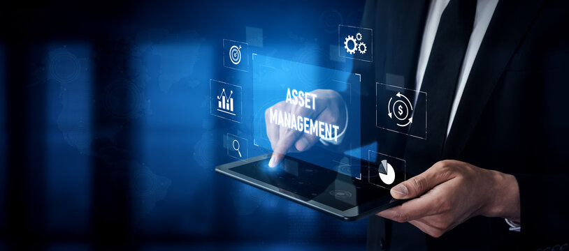 Asset management system showing investment planning, financial goal tracking, ROI analysis, and performance monitoring for efficient resource utilization Vouch