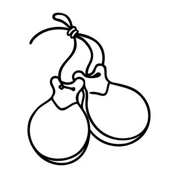 Dibujo sencillo con l&iacute;neas de casta&ntilde;uelas t&iacute;picas de Espa&ntilde;a 