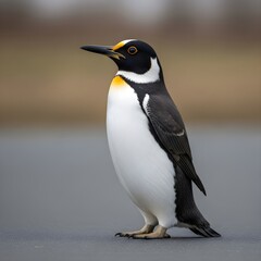 Fototapeta premium Climate Change Impact for Penguin Awareness Day January 20th Concept