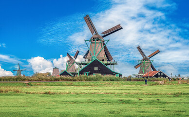 The Picturesque Historical Windmills Zaanse