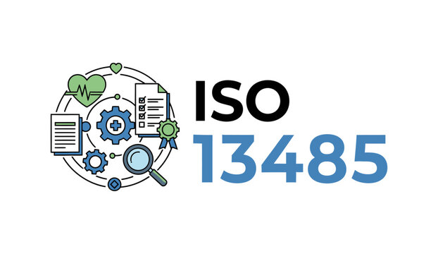 ISO 13485 Medical Devices Quality Management System certification concept