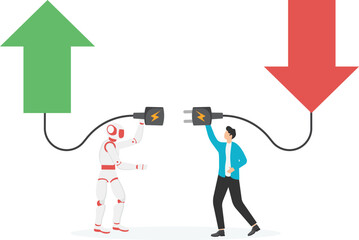 Future Technology Connection Between Robot and Human
