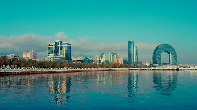 Holiday and vacation in Baku city, Azerbaijan