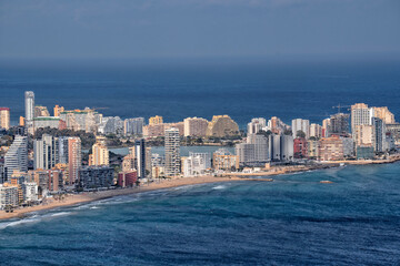 Calp, Alicante. Spain. Spanish Beach Resort. Travel and tourism in the paradise Spanish cities