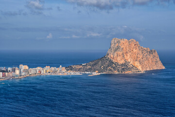 Calp, Alicante. Spain. Spanish Beach Resort. Travel and tourism in the paradise Spanish cities