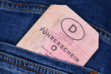 Ung&uuml;ltig gekennzeichneter deutscher F&uuml;hrerschein.