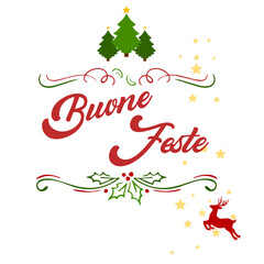 scritta auguri buone feste natale capodanno felice e buon anno nuovo