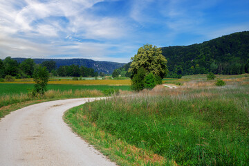 Bikeway in the Altm&uuml;hltal valley
