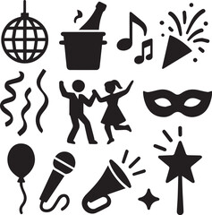 New Year Party Elements Set.eps