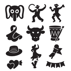 S?mbolos del Carnaval de Barranquilla.eps