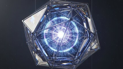 glass of water on blue background