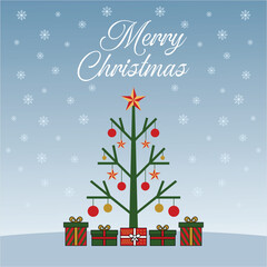 Merry Christmas greetings design vector  © artisticdesign-001