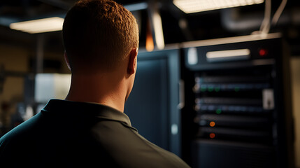 Server Room Technician: Focused on maintaining optimal performance & security protocols. Ensuring seamless operations & safeguarding critical data assets through proactive measures.