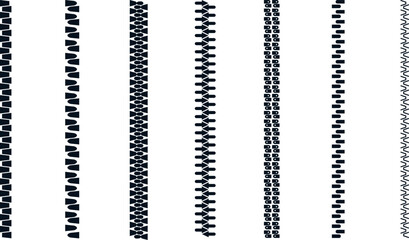 seamless zipper fastener brush set © Ahadul Hasan
