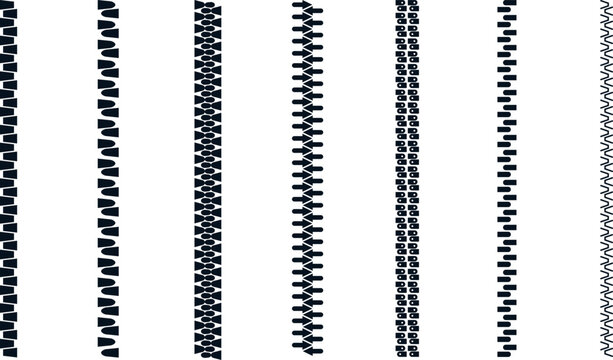 seamless zipper fastener brush set