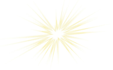 Abstract golden starburst light radiating from the center, symbolizing energy, hope, success, and inspiration. Suitable for award themes, achievement concepts, positive energy, futuristic design