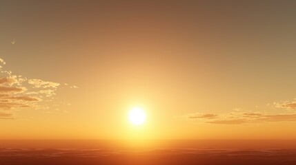 Obraz premium 初日の出の風景