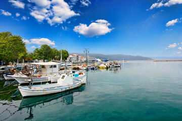 The old port of Thassos, Greece