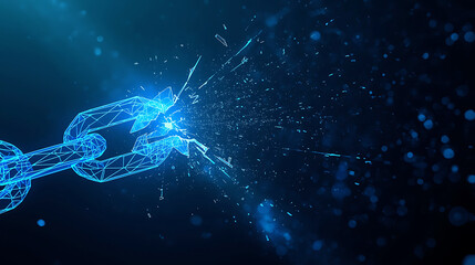 Breaking free from digital chains with sparks flying apart