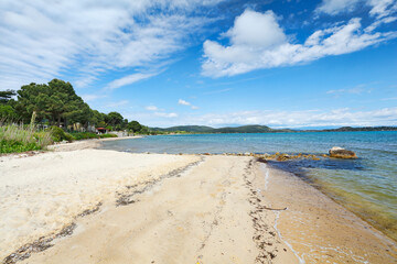 Vourvourou beach in Chalkidiki, Greece