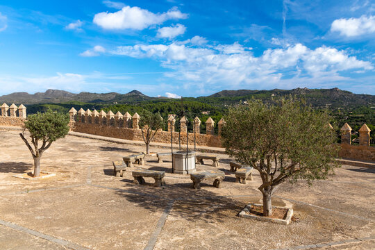 Auf der Zitadelle von Arta, Mallorca