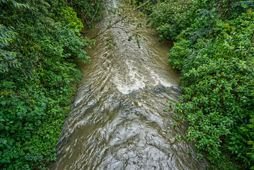 Obraz premium Testo River in the small town of Pomerode