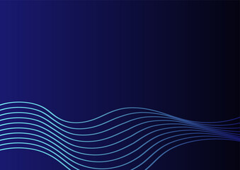 abstract blue wave background