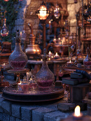 Alchemist's Lab at Dusk (24 chars)