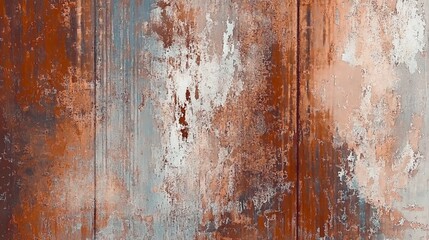 Fototapeta premium Abstract Textured Background with Rust and Turquoise Hues for Creative Projects