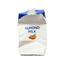 Damaged Almond Milk Carton
