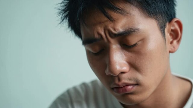 Video A person examining their smartphone