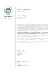 Creative Clean Corporate Letter Head Template