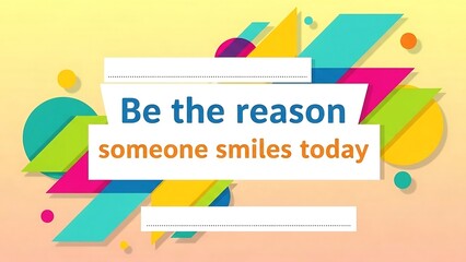 Inspirational quote motivational colorful background.