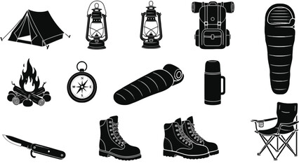 Camping gear and equipment for outdoor adventure