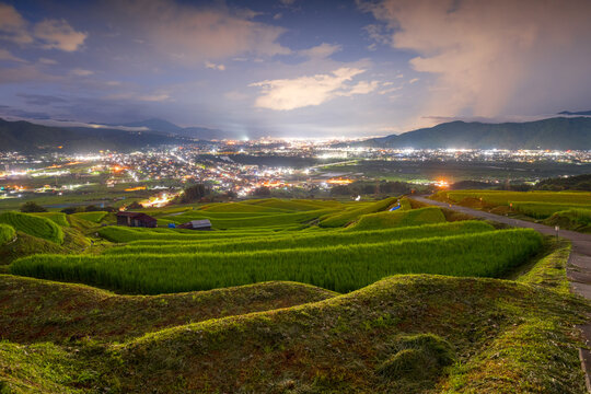 Obasute, Nagano, Japan Rice Terraces 2562