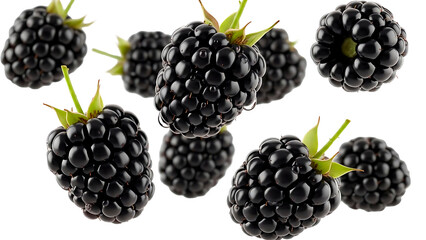 ia generated. Fresh raspberries isolated on a transparent background