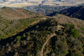 小倉山展望台（ドローンによる空撮）