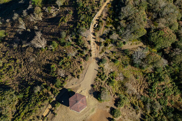 小倉山展望台（ドローンによる空撮）