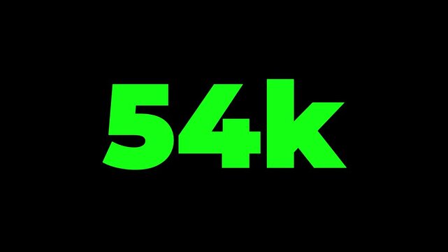 Thank you 65K followers modern animation design