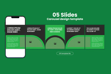 Clean Corporate Carousel Design for Business Marketing, Teamwork Stories, and Professional Branding!!