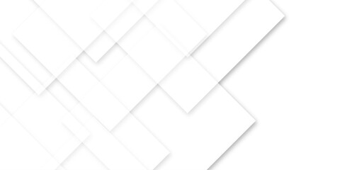 abstract geometric background design. white transparent background in squares shapes random geometric pattern. soft light white paper rectangle design.